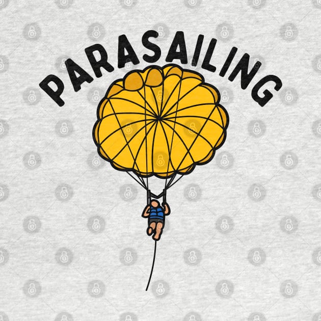 Parasailing Day Kiting Activity Paragliding Adventure Daring Experience by Mochabonk